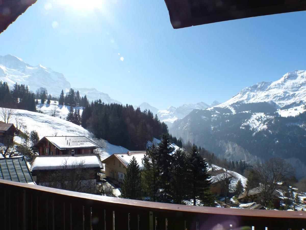 Chalet Eigersunne 2 Wengen Eksteriør billede