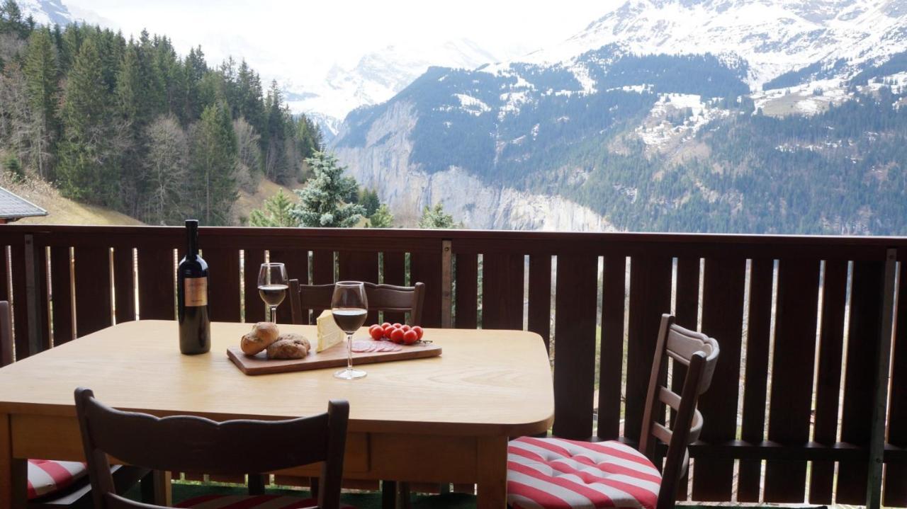 Chalet Eigersunne 2 Wengen Eksteriør billede